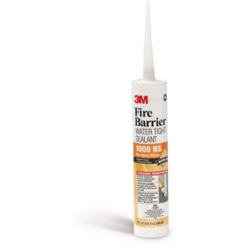 3M Fire Barrier Water Tight Sealant 1000 NS Gray 10.1 fl oz Cartridge